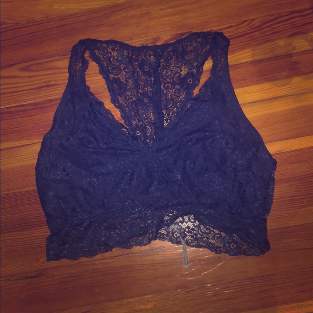 Soma Navy Lace Bralette